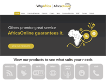 Tablet Screenshot of iwayafrica.com
